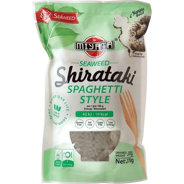 MIYATA Shirataki Konjak Nudeln Spaghettiform 270g / 200g ATG - MAOMAO