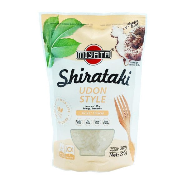 MIYATA Shirataki Konjac Noodles Udon Shape 270g / 200g ATG