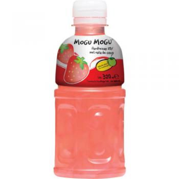 MOGU MOGU Erdbeergetränk mit Nata De Coco 320ml - MAOMAO