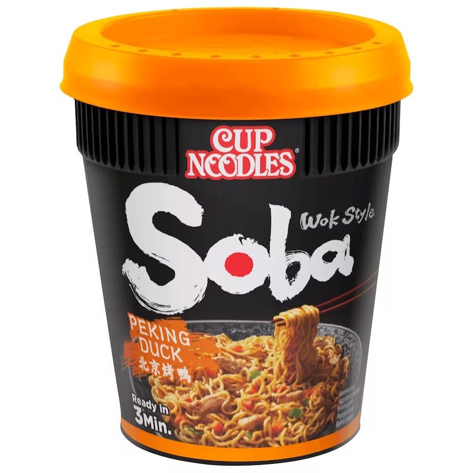 NISSIN Instant Cup Nudeln Soba Pecking Ente 87g - MAOMAO