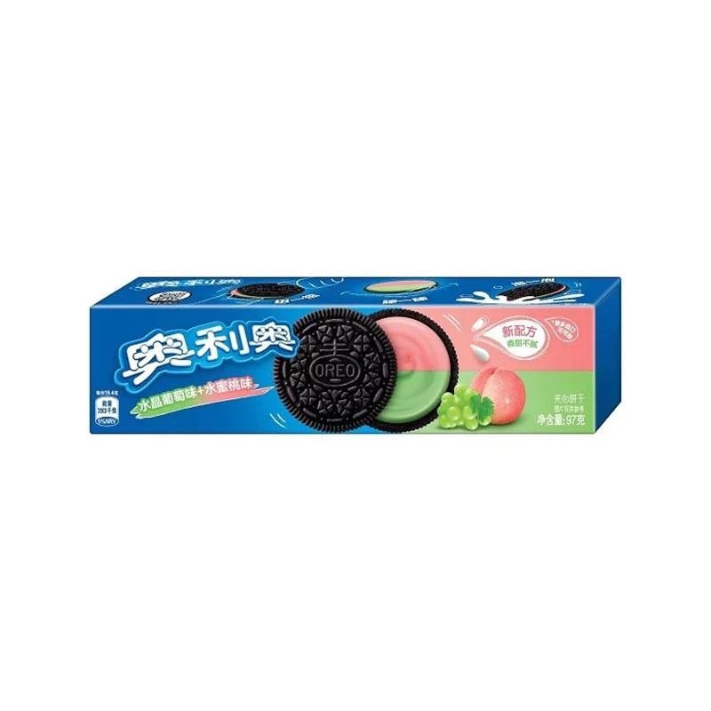 OREO Sandwich-Keks mit Trauben und Pfirsichgeschmack 97g - MAOMAO