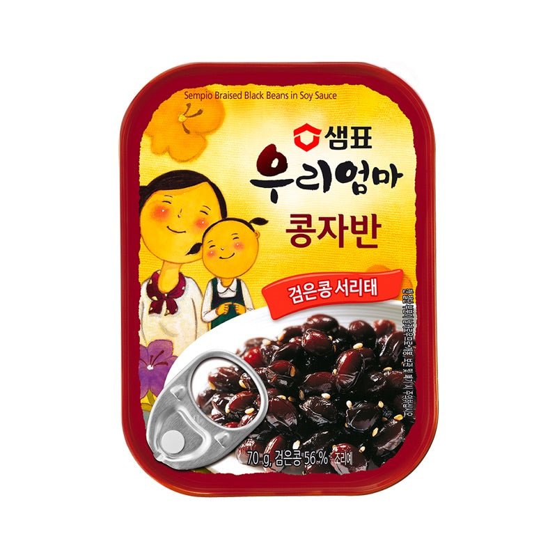 SEMPIO Cooked black beans in soy sauce 70g
