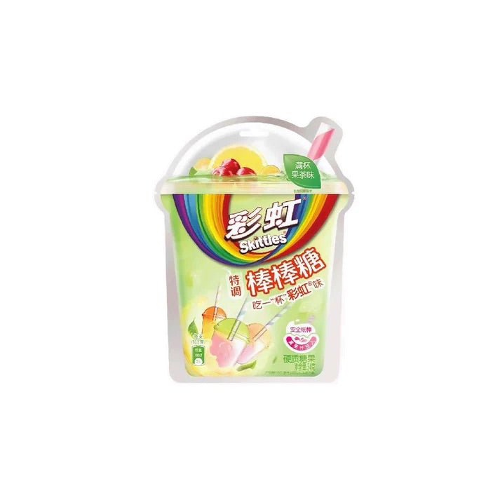 SKITTLES Lollipops Fruit Tea Flavor 54g (5 Lollipops)