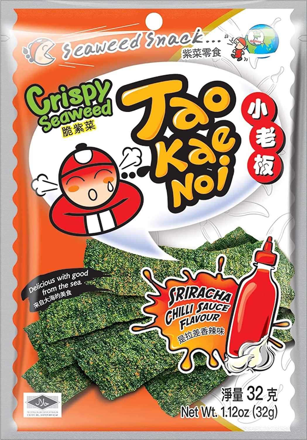 Taokaenoi Knuspriger Seetang Sriracha-Soße 32g - MAOMAO