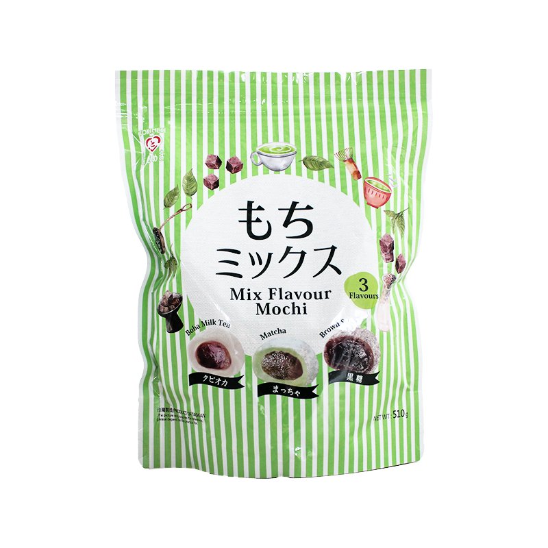TOKIMEKI Mochi Mix - Boba Milk Tea, Matcha, Brown Sugar