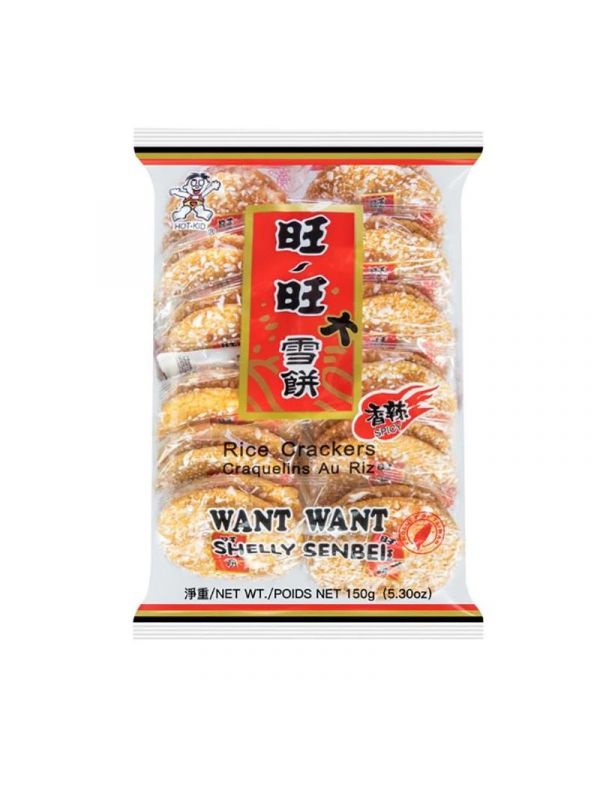 Want Want Hot & Spicy Reiscrackers 150g - MAOMAO