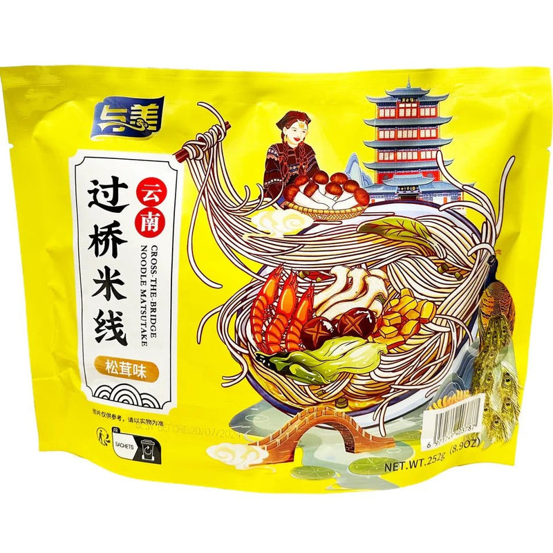 YUMEI Cross-the-Bridge Noodles Matsutake 252g
